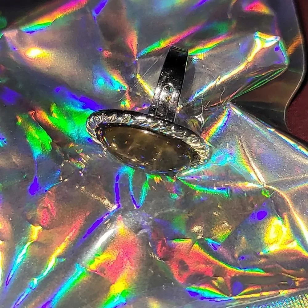 Vintage unisex Silver Mood ring